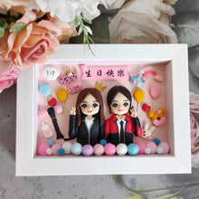 이미지를 갤러리 뷰어에 로드 , 사진 오리지널 수제 인형 피규어 프레임🎵