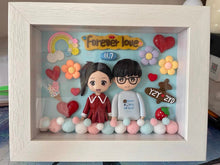 이미지를 갤러리 뷰어에 로드 , 사진 오리지널 수제 인형 피규어 프레임🎵