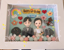 이미지를 갤러리 뷰어에 로드 , 사진 오리지널 수제 인형 피규어 프레임🎵