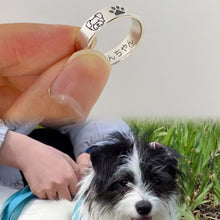 이미지를 갤러리 뷰어에 로드 , 개와 고양이 등의 애완 동물 사진으로 세계에 하나의 멋진 반지 ♡