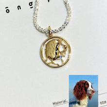 이미지를 갤러리 뷰어에 로드 , 개와 고양이 등의 애완 동물 사진으로 세계에 하나의 멋진 목걸이 # 2 ♡ 탄생석 ♡ 세계에 하나!