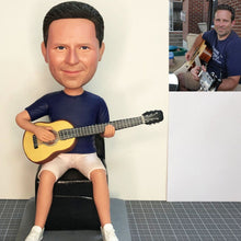 이미지를 갤러리 뷰어에 로드 , 사진 피규어, 음악 좋아하고, 기타를 가지는 오리지널 피규어 🎵 자신 피규어 🎵 피규어 인형