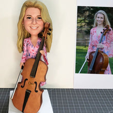 이미지를 갤러리 뷰어에 로드 , 사진 피규어, 음악 좋아하고, 기타를 가지는 오리지널 피규어 🎵 자신 피규어 🎵 피규어 인형