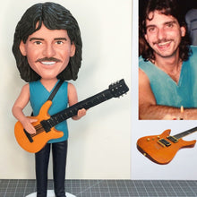 이미지를 갤러리 뷰어에 로드 , 사진 피규어, 음악 좋아하고, 기타를 가지는 오리지널 피규어 🎵 자신 피규어 🎵 피규어 인형