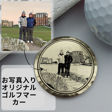 이미지를 갤러리 뷰어에 로드 , 사진 포함 골프 마커 오리지널 선물 06 [어버이 날] [노인의 날] [퇴직 축하] [생일]
